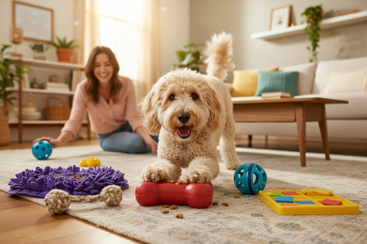 How to Keep a Dog Busy at Home