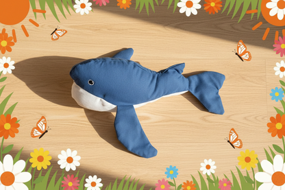 Whale Dog Toy (Handmade)