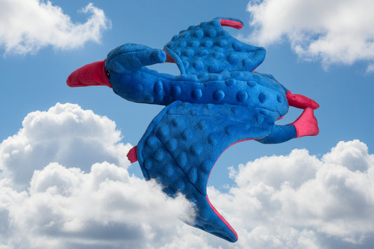 SkyDragon Squeaky Plush Dog Toy