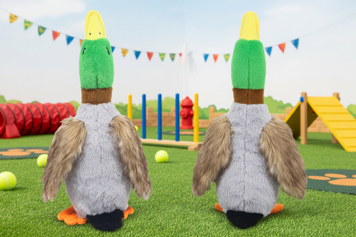 Plush Playmate Duck pet toy