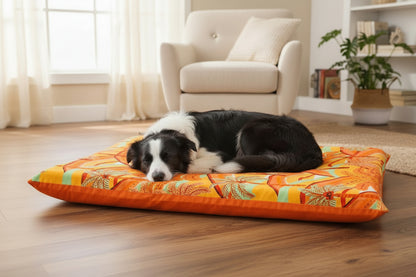 Sunrise Glow Memory Foam Pet Bed (Handmade)
