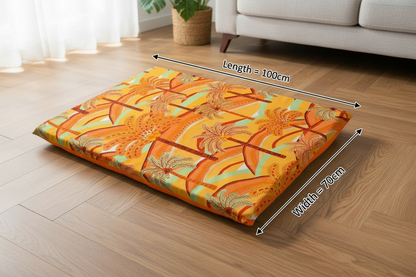 Sunrise Glow Memory Foam Pet Bed (Handmade)