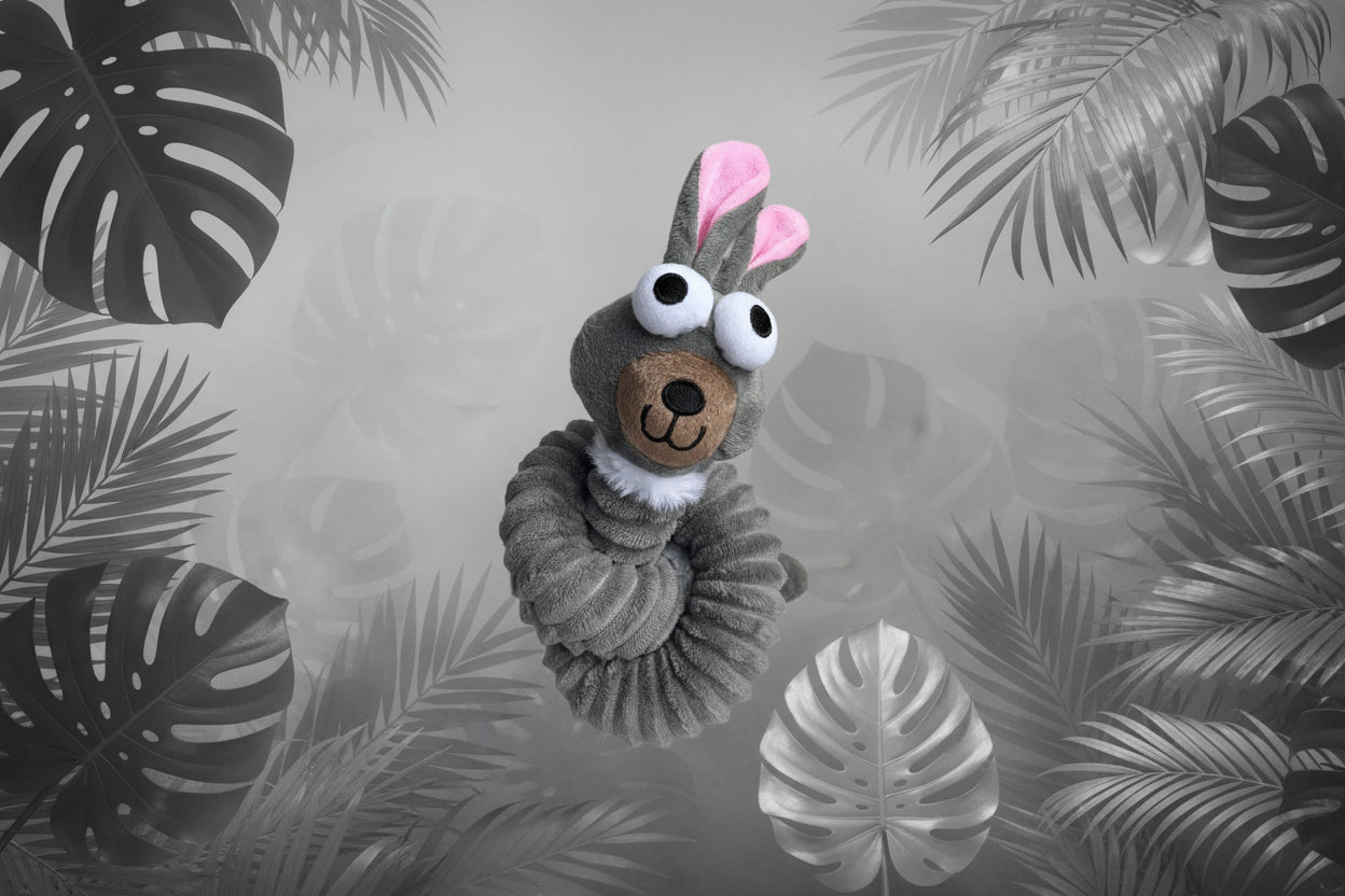 Squeaky Bunny Plush Dog Toy
