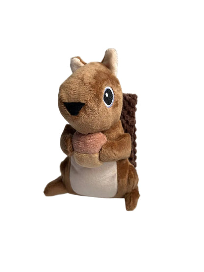 Squirrel Plush Dog toy with Sniff & Find