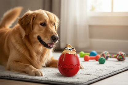Dragon Egg Dog Chew Toy- Slow Food Leakage